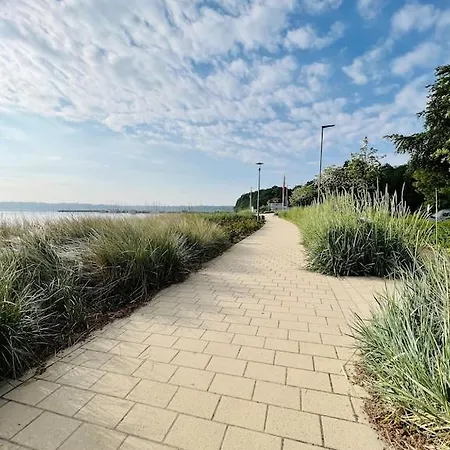 'kapitaenslounge' Vollsanierte Mit Blick Auf Flensburger Foerde 公寓 哈里斯莱